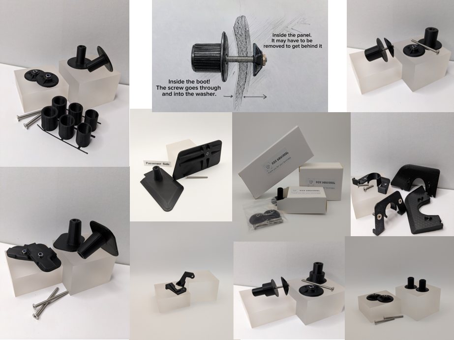 Parcel shelf repair kit