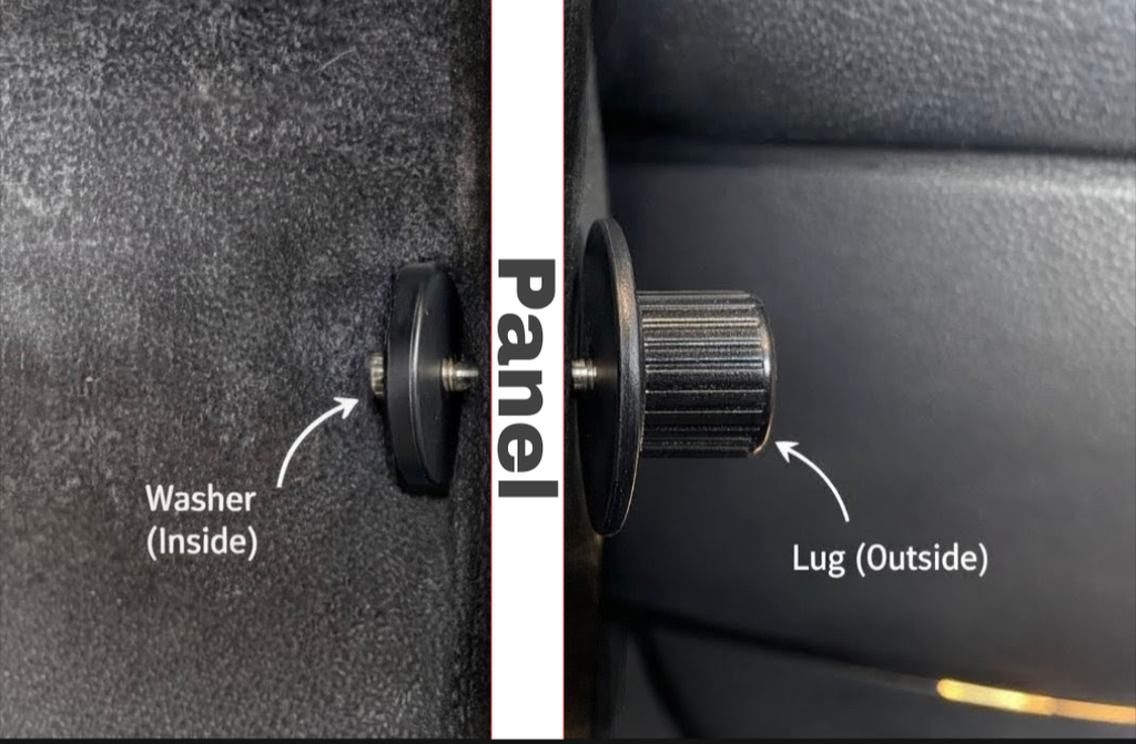 Toyota Auris (2012-2018) Parcel Shelf Repair Kit Fix Broken Hinges Pegs Lugs x2
