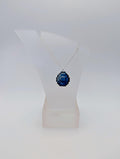 Diamond Pendant ~ Sterling Silver Chain ~ Handmade Gamer Gift for Her