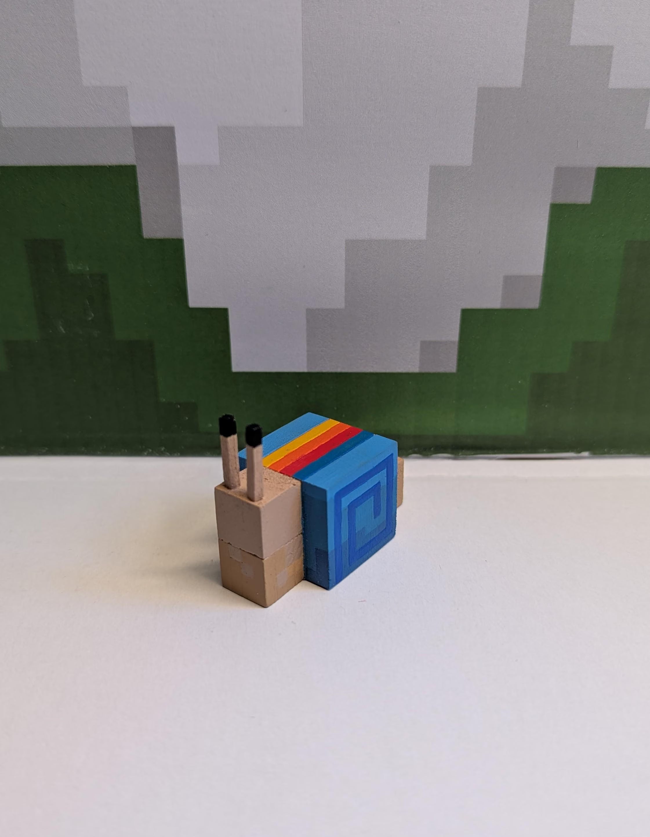 Handcrafted Life Series Snails - Wooden Minecraft Wild Life Characters