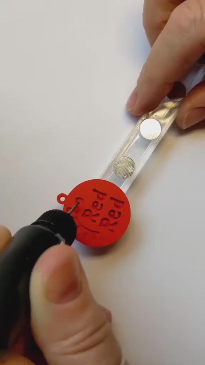 Cortis 3D Printed GREEN GREEN, RED RED Keyrings