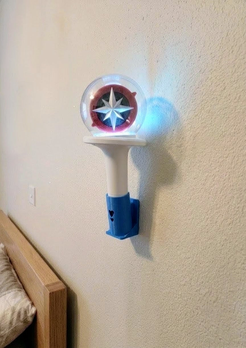 K-Pop- Stray Kids wall mounted Concert Light Stick holder.