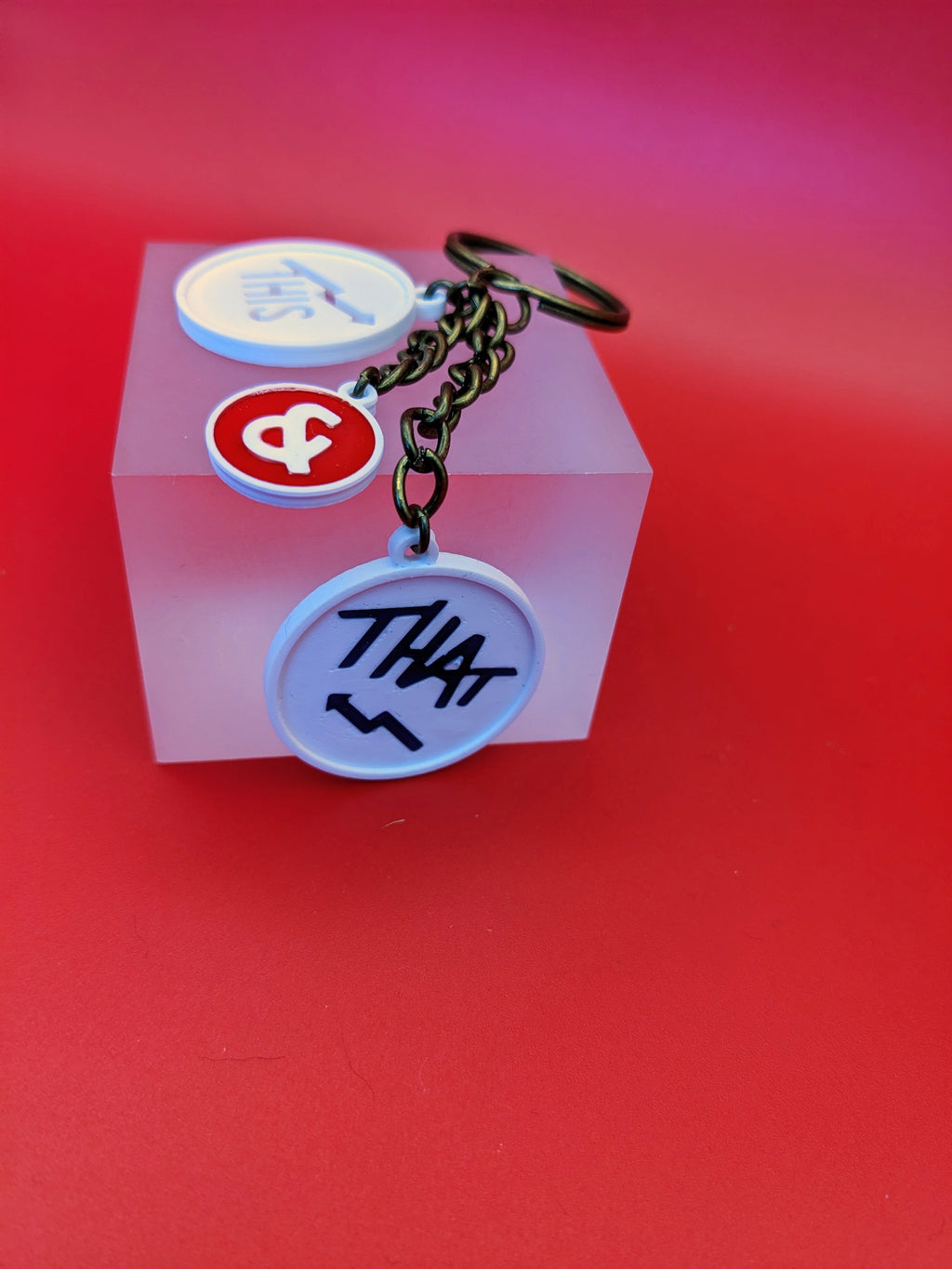 THIS & THAT Stray Kids Keyring Handcrafted 3D Printed & Resin Logo K-Pop Accessory