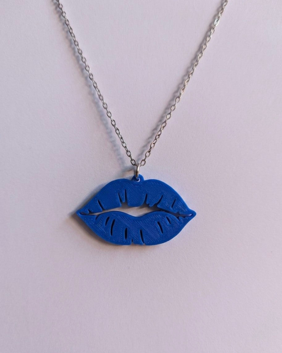 Blue Lips Necklace or Keyring | Cortis Inspired