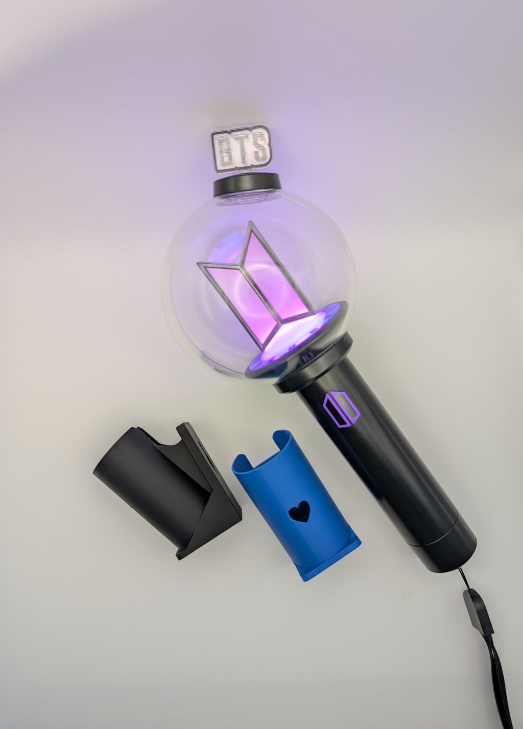 K-Pop- BTS wall mounted Concert Light Stick holder.