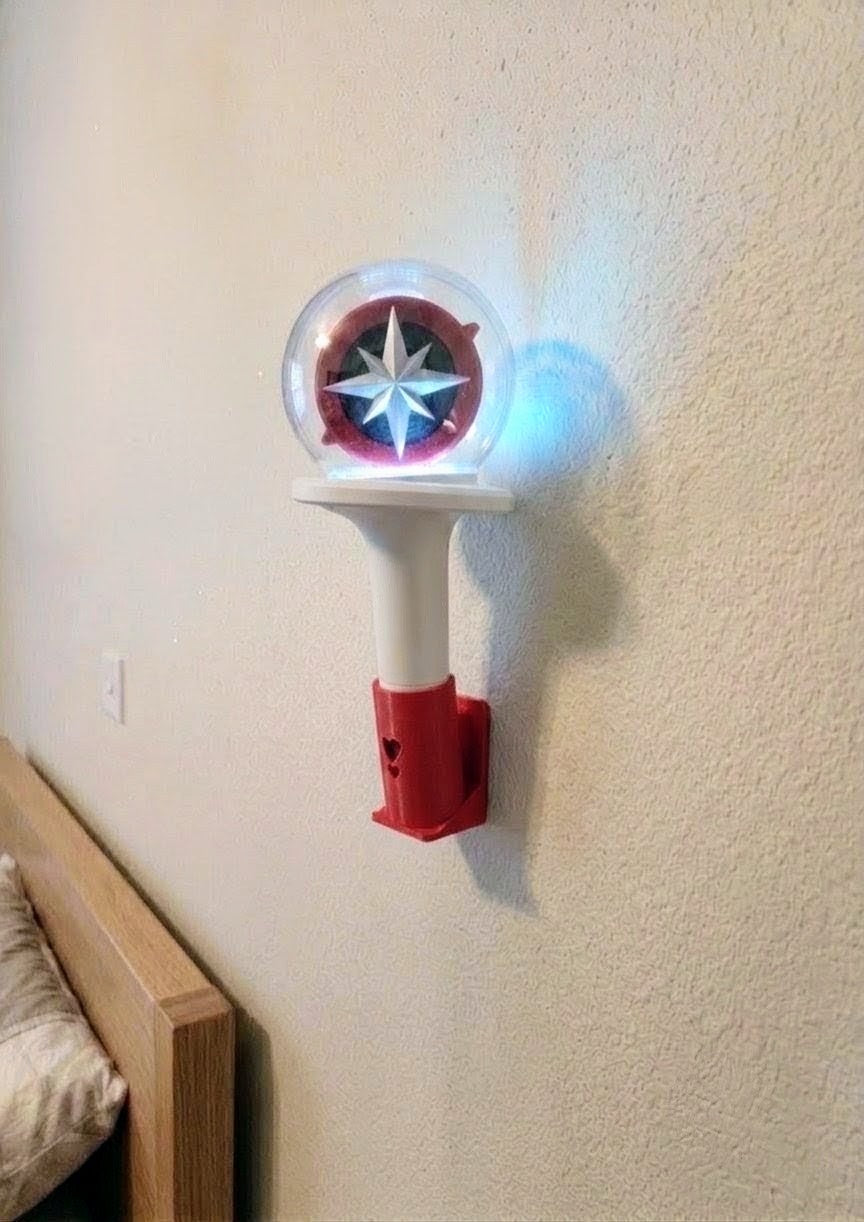 K-Pop- Stray Kids wall mounted Concert Light Stick holder.